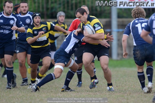 2012-10-14 Rugby Union Milano-Rugby Grande Milano 0092